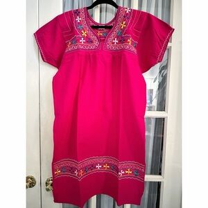 Mexican Santo Domingo Tunic Dress L